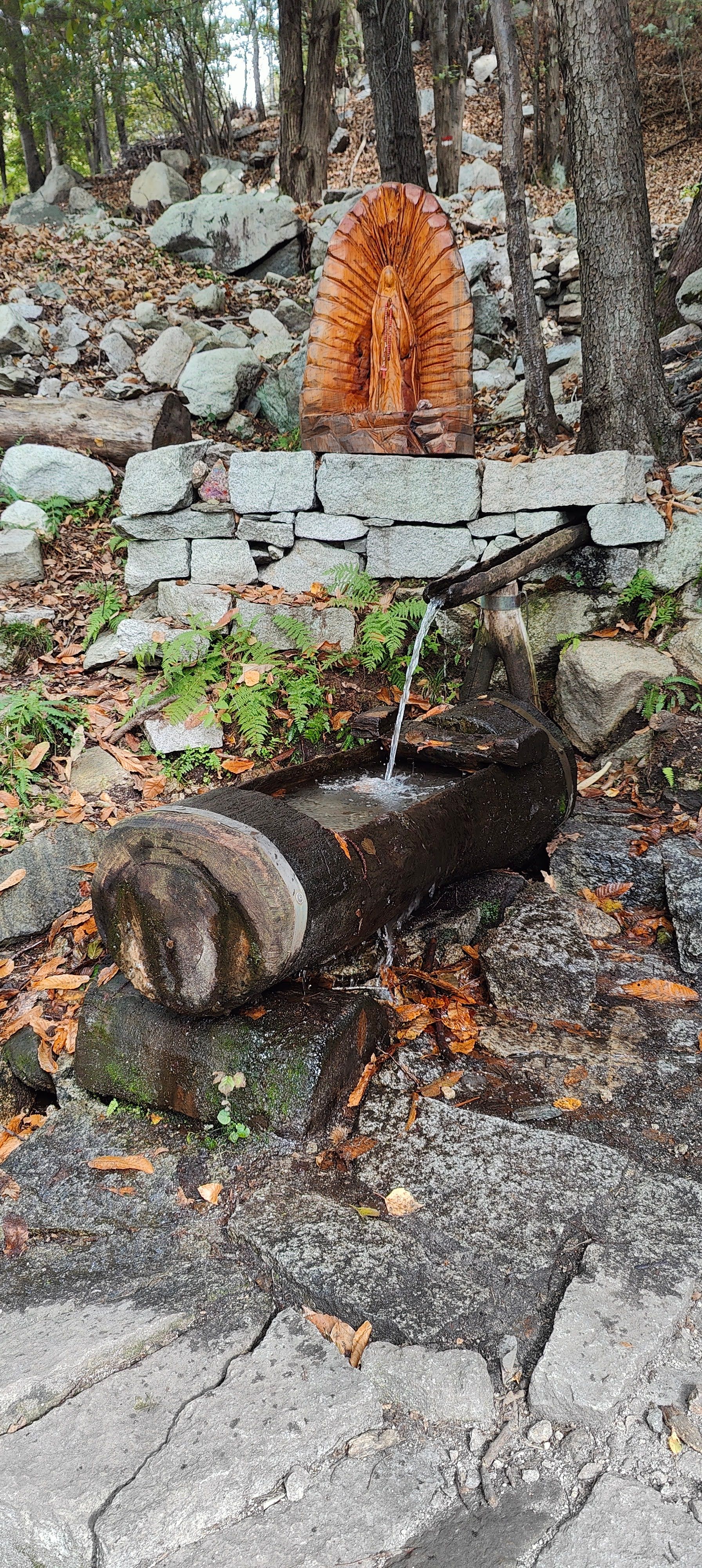 Natural running water tap: Drink from this water!